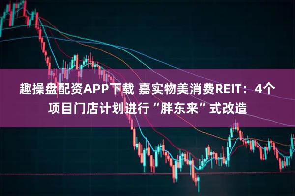 趣操盘配资APP下载 嘉实物美消费REIT：4个项目门店计划进行“胖东来”式改造